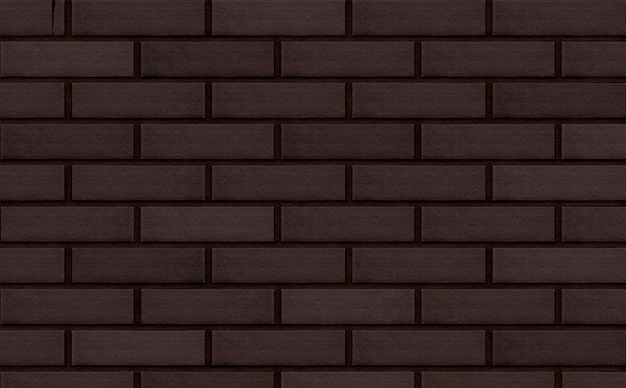 Клинкерная фасадная плитка KING KLINKER Dream House Вулканический черный (18) гладкая NF, 240*71*14 мм